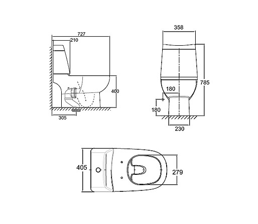 RECTO BUILDERS SUPPLY - American Standard Waterclosets